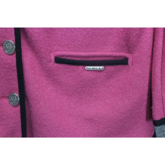 Geiger Collection Vintage Pure Wool Blazer Skirt Set Pink Size 38 US 6 - Picture 9 of 12